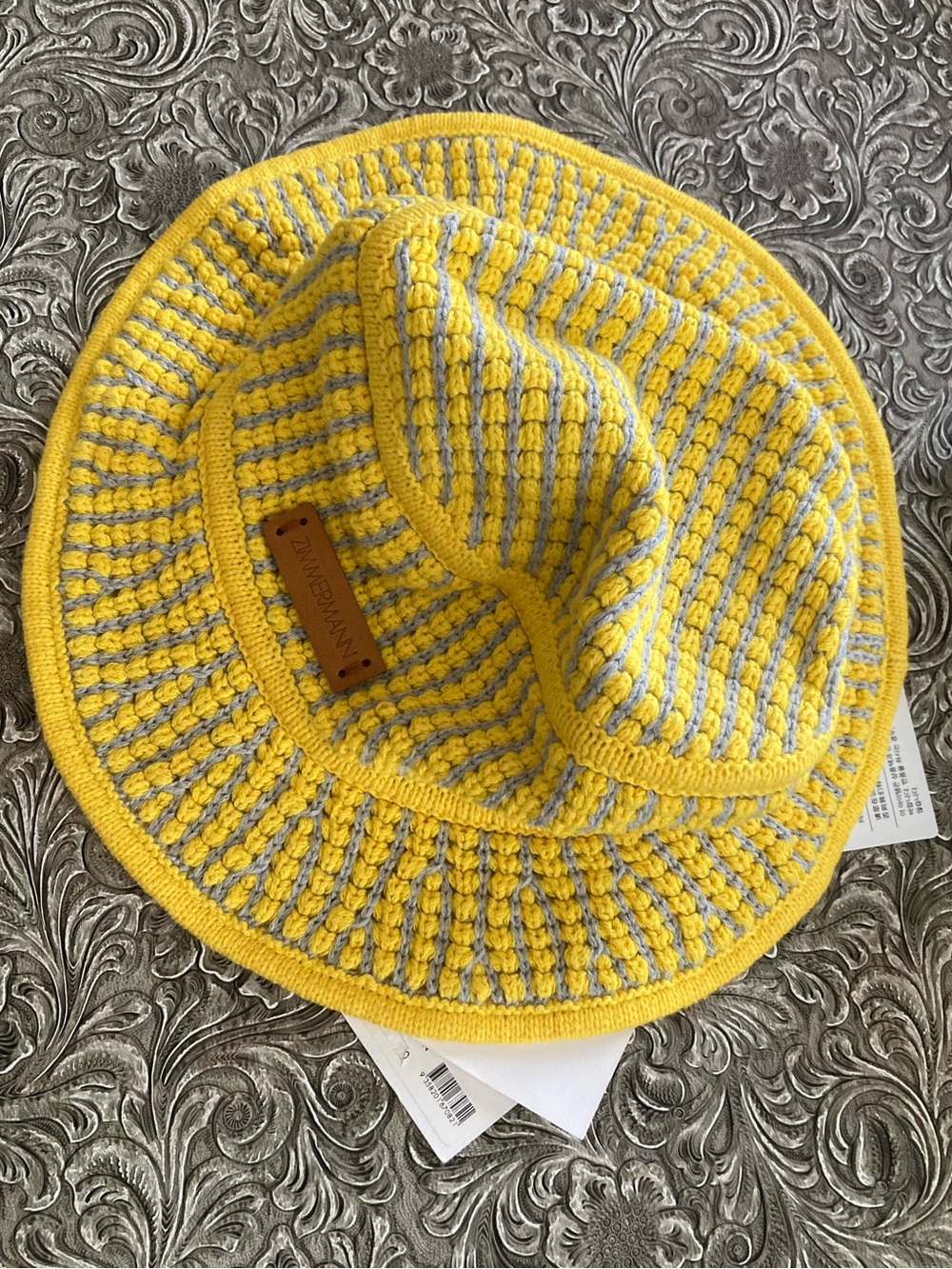 Zimmerman Knit Yellow Bucket Hat